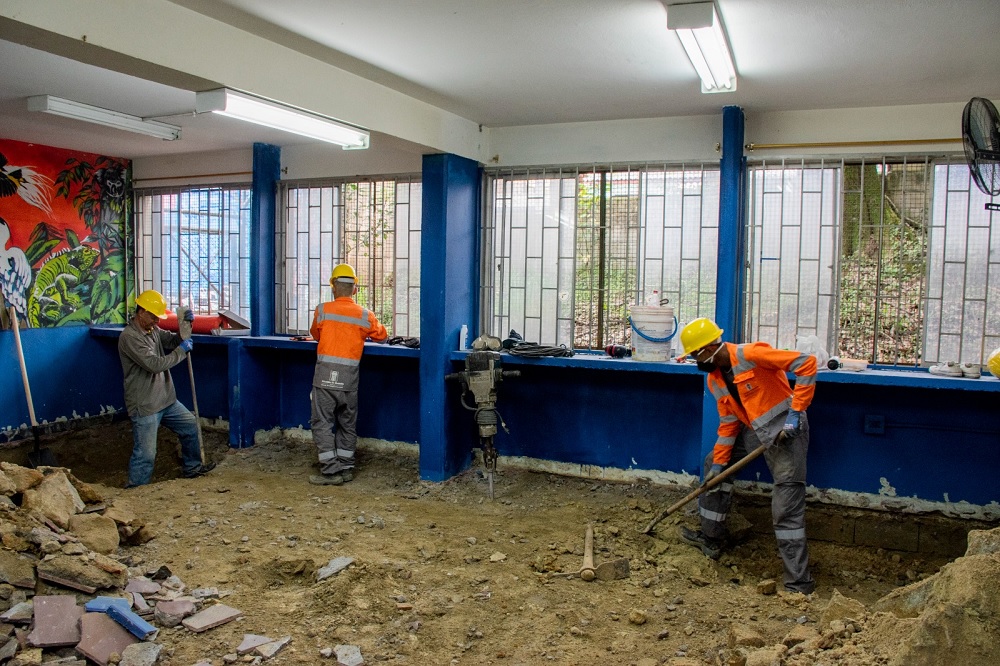 Iniciaron obras en cinco instituciones educativas de Castilla