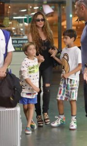 Shakira y sus hijos