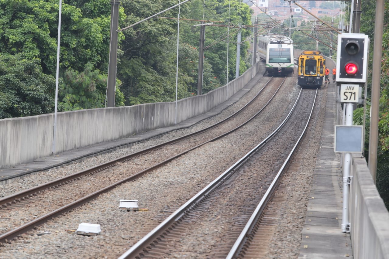 Línea B del Metro de Medellín vuelve a la normalidad tras mantenimiento