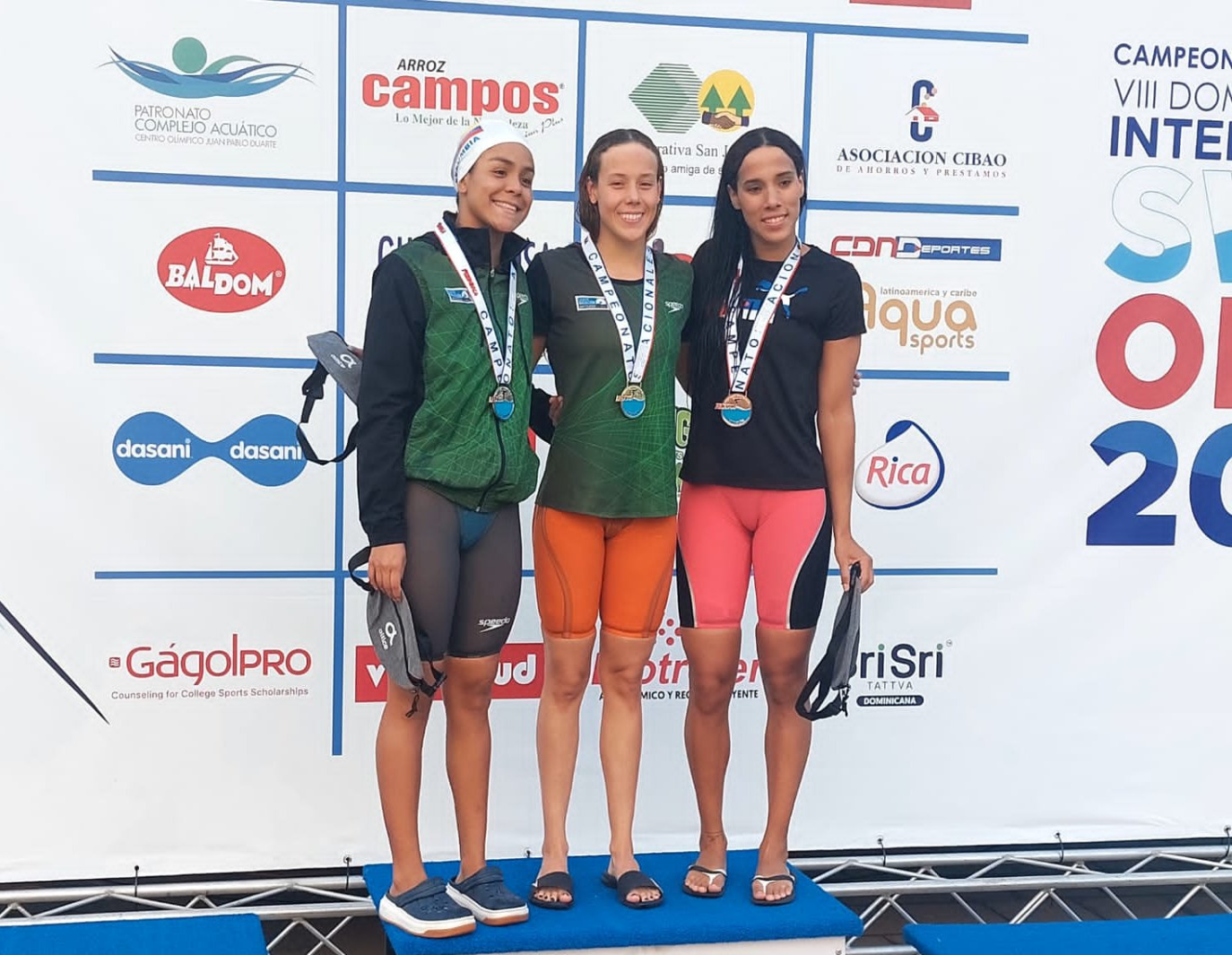 ¡Se llevó varias medallas! Antioquia destacó en el Internacional de Natación en República Dominicana