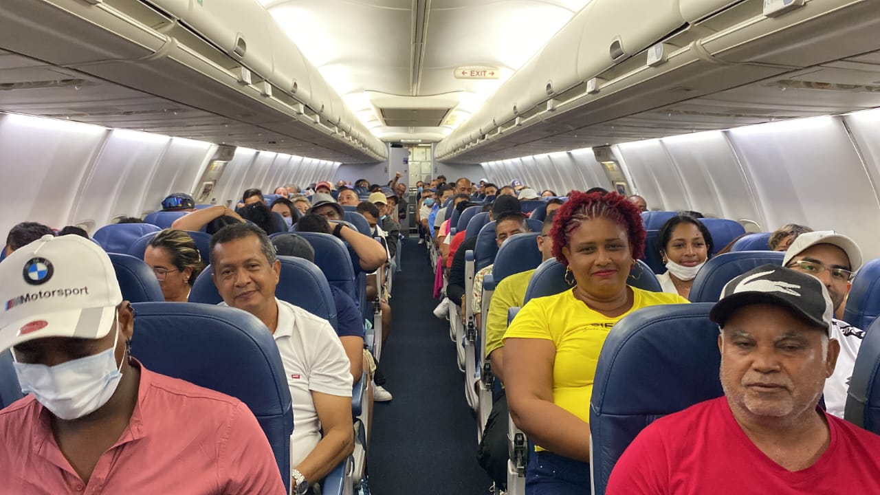 186 pasajeros viajaron a San Andrés en medio de crisis de las aerolíneas