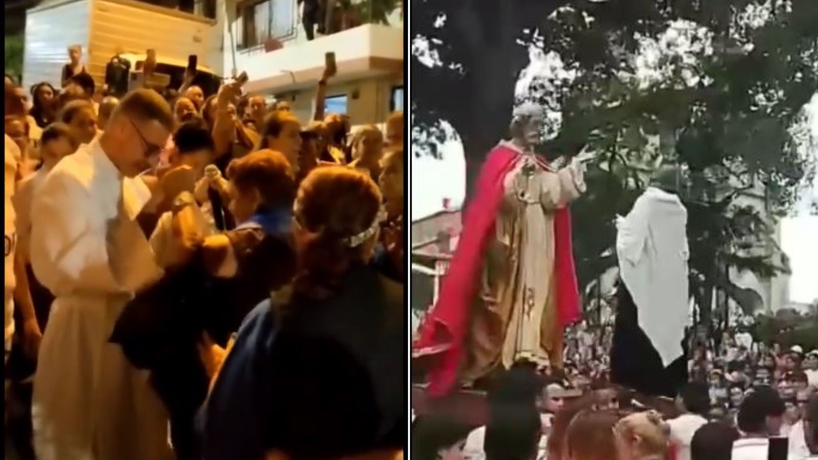 [Video] Jesús resucitó entre música parrandera en Manrique