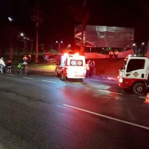 Persona muere en un accidente en la Autopista Medellín Bogotá