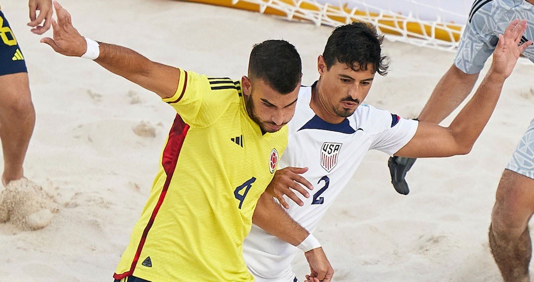 Colombia se sigue divirtiendo en la Beach Soccer Cup