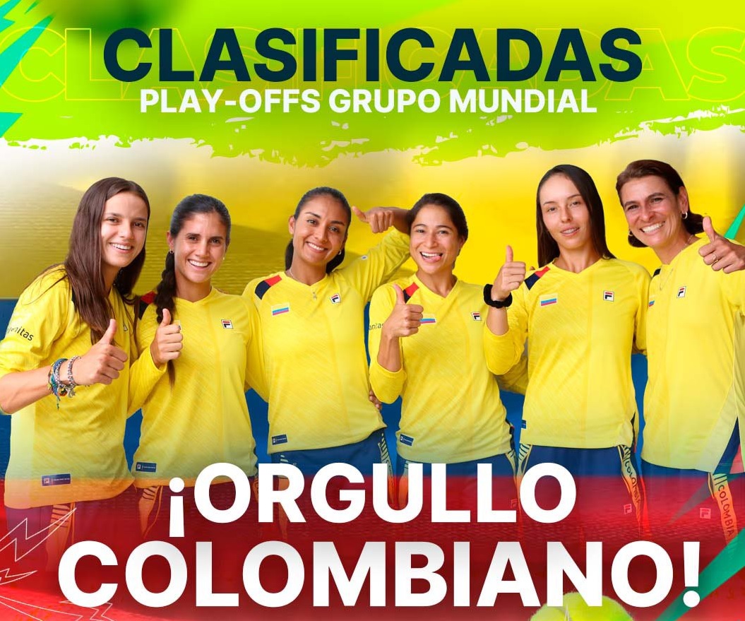 Colombia cumplió el objetivo, estará en los playoffs de la Billie Jean King Cup