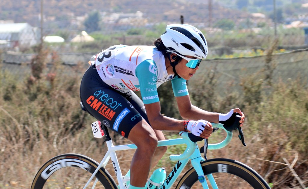 La ciclista antioqueña Andrea Alzate, protagonista en la Vuelta España