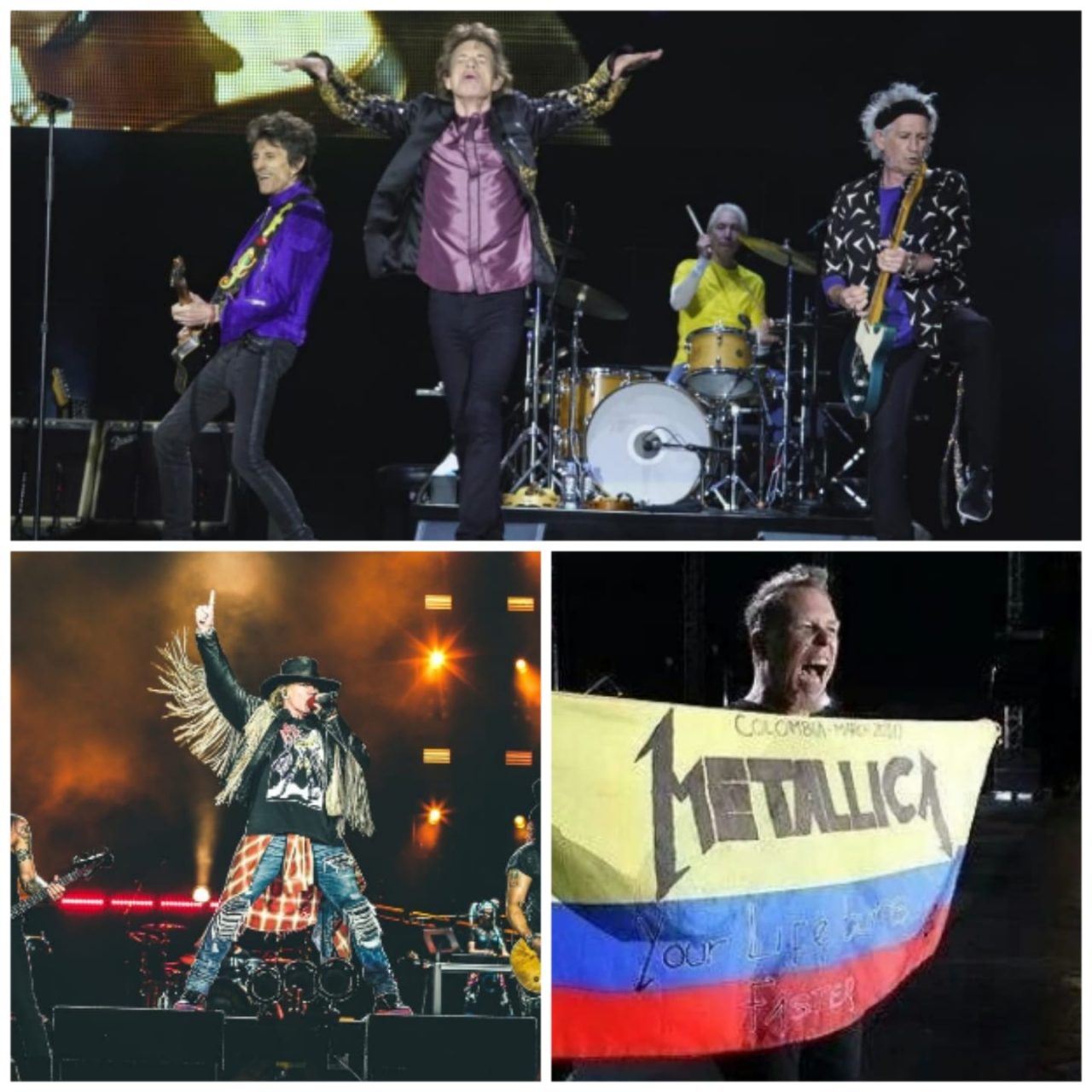 ¿Está de acuerdo? Las mejores bandas de rock que han estado en Colombia según la inteligencia artificial
