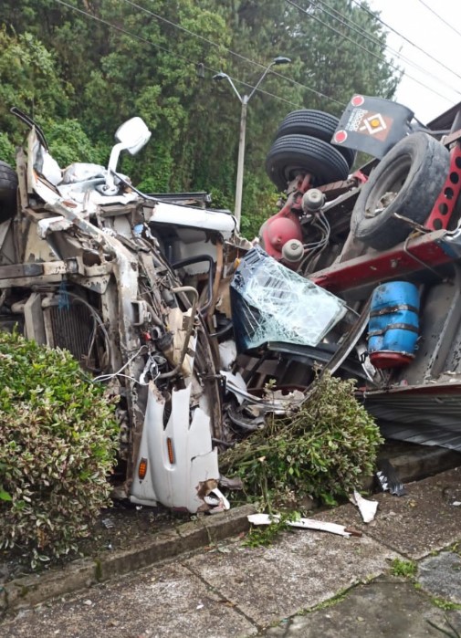 Accidente en autopista Medellín Bogotá