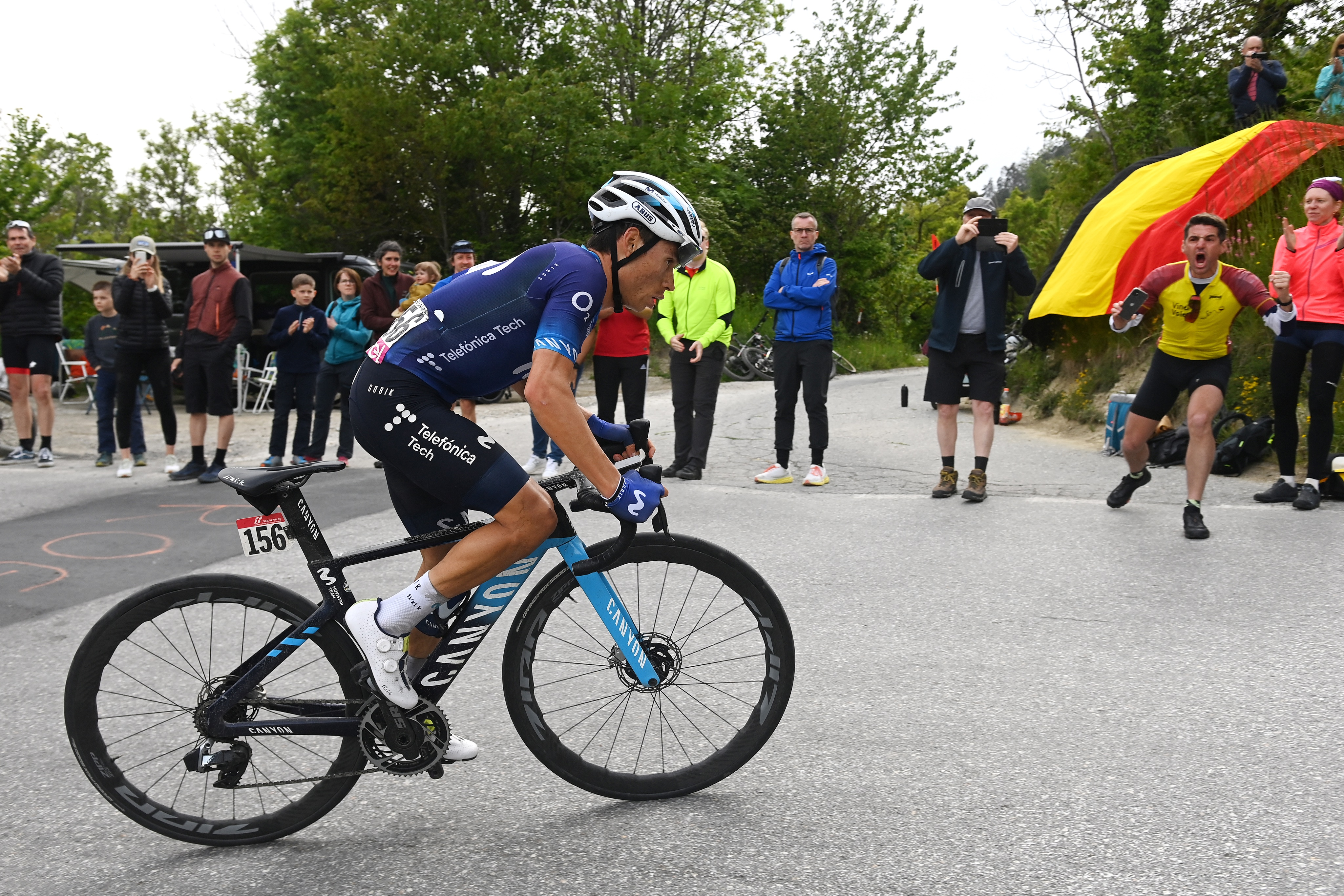 Einer Rubio fue quinto en el Giro y escaló en la General