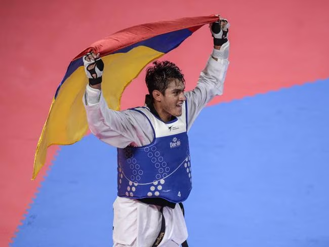 Miguel Trejos, certero para Colombia en el Mundial de Taekwondo