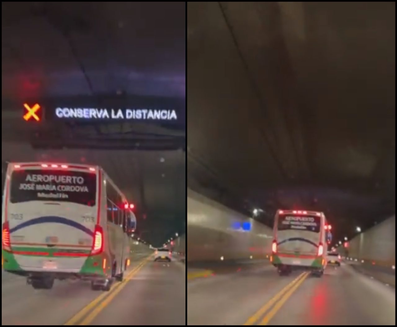 [Video] Siguen las imprudencias en el Túnel de Oriente