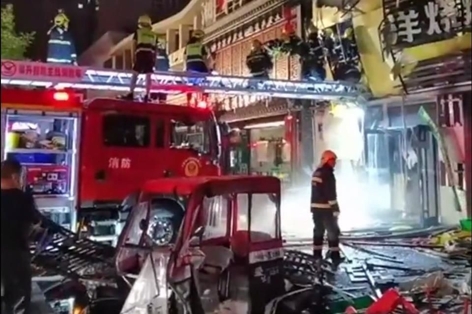 31 muertos ha dejado explosión en un restaurante de China