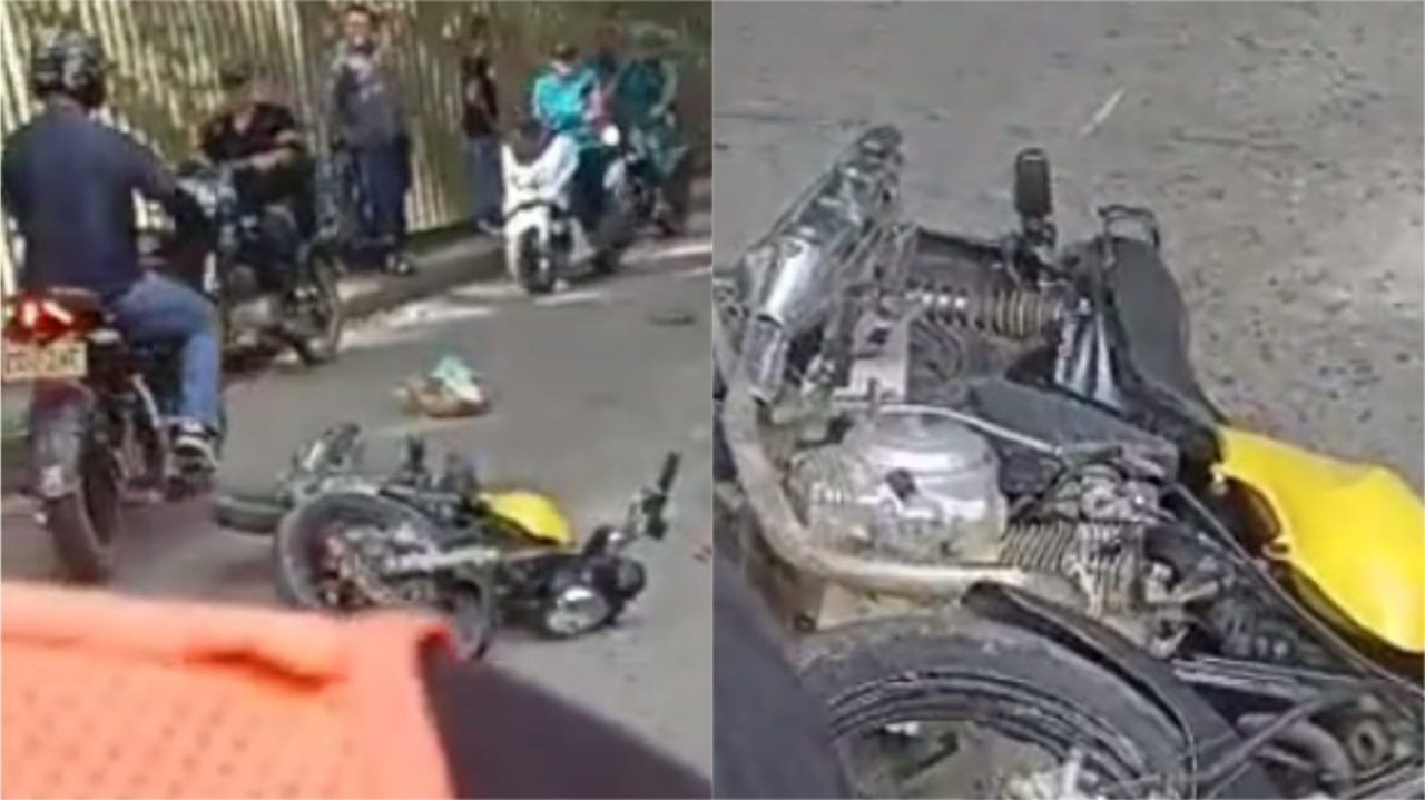 [Video] Impactante accidente de tránsito en vía que conduce a Segovia