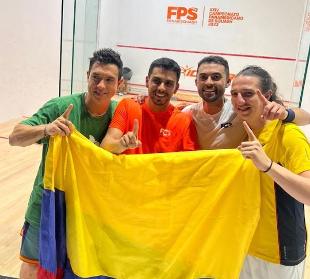 Colombia campeón por equipos del Panamericano de Squash