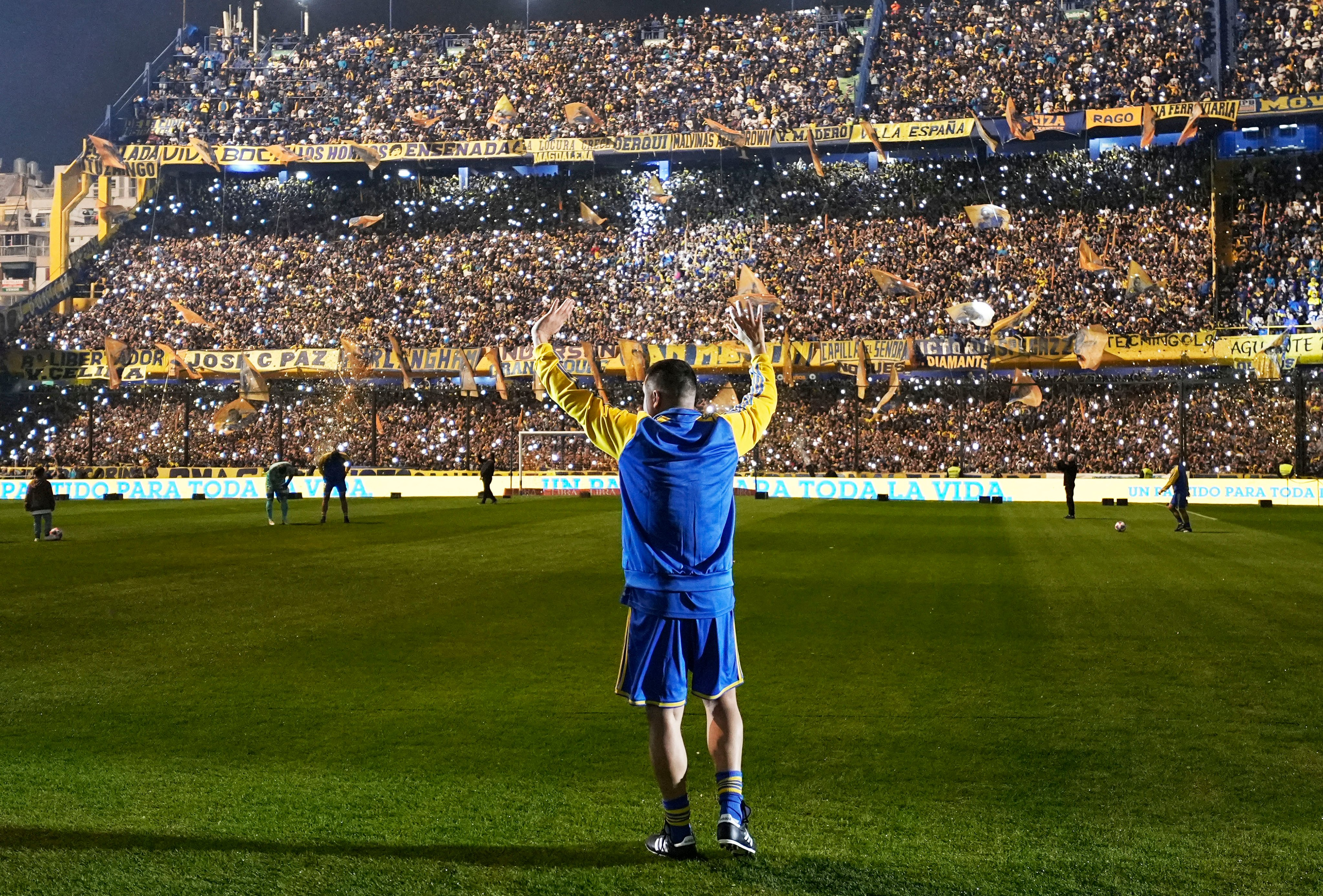 La Bombonera se llenó para despedir a Riquelme