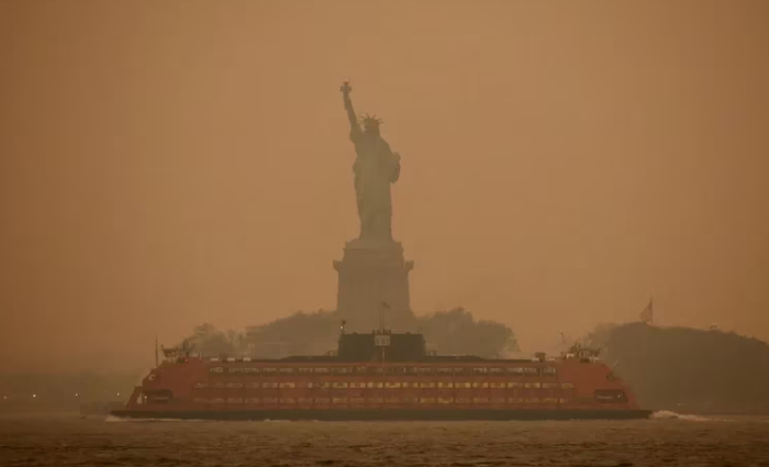 [Fotos] Efectos de incendios en Canadá llegan a EE. UU.: así se ve Nueva York