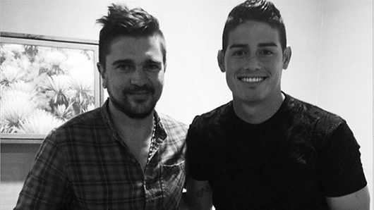 Juanes y James Rodríguez, los padres más famosos de Colombia