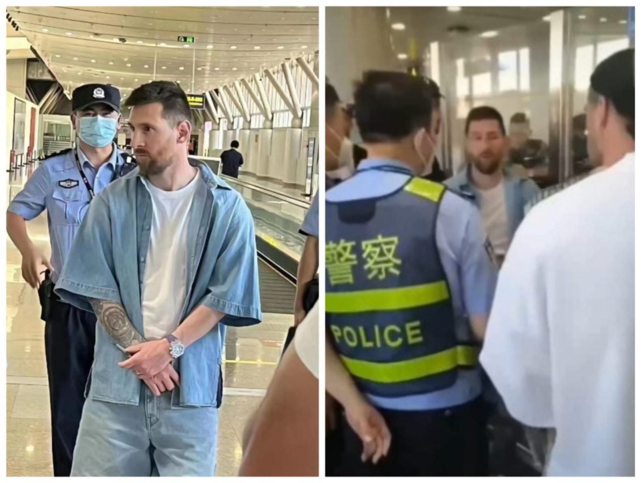 Messi fue detenido en China