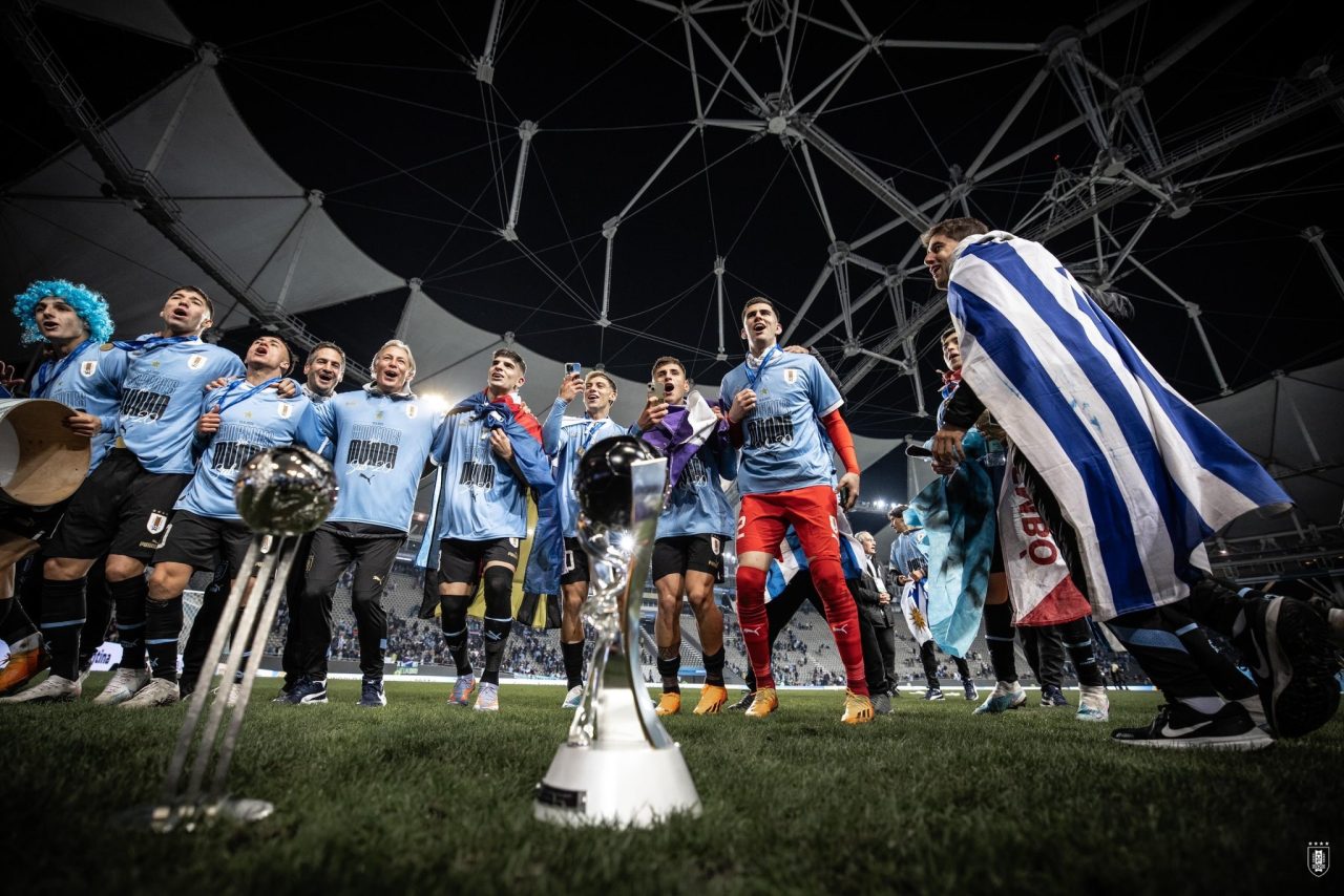 [Videos] ¡Uruguay nomá! así festejó el título del mundial sub-20