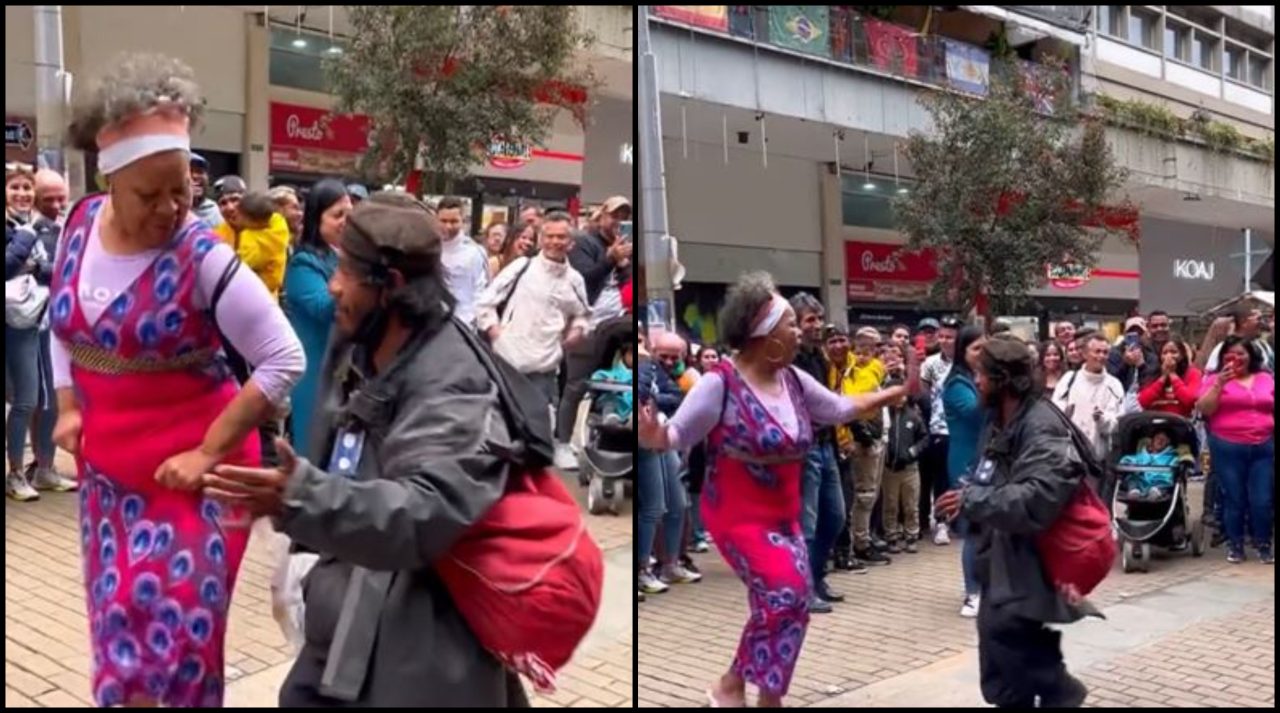 [Video] ¡Qué talento! Un habitante de calle sacó sus dotes de bailarín