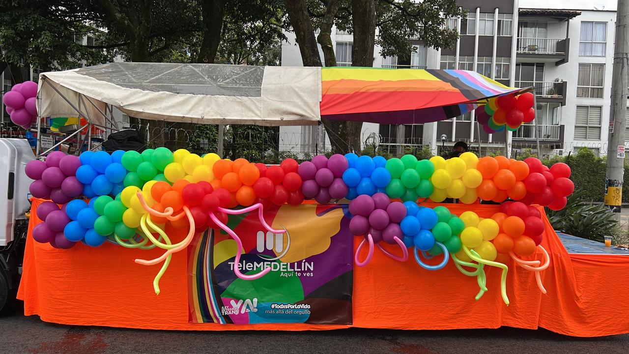 ¡Una carroza de Telemedellín acompañará el Pride 2023!