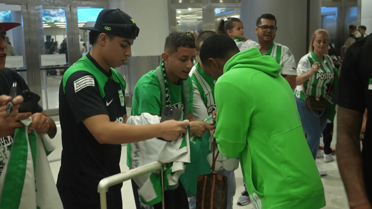 Atlético Nacional llegó a Estados Unidos para amistoso contra Millonarios