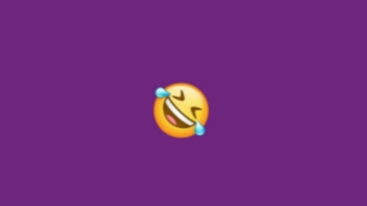 Emoji risas de lado