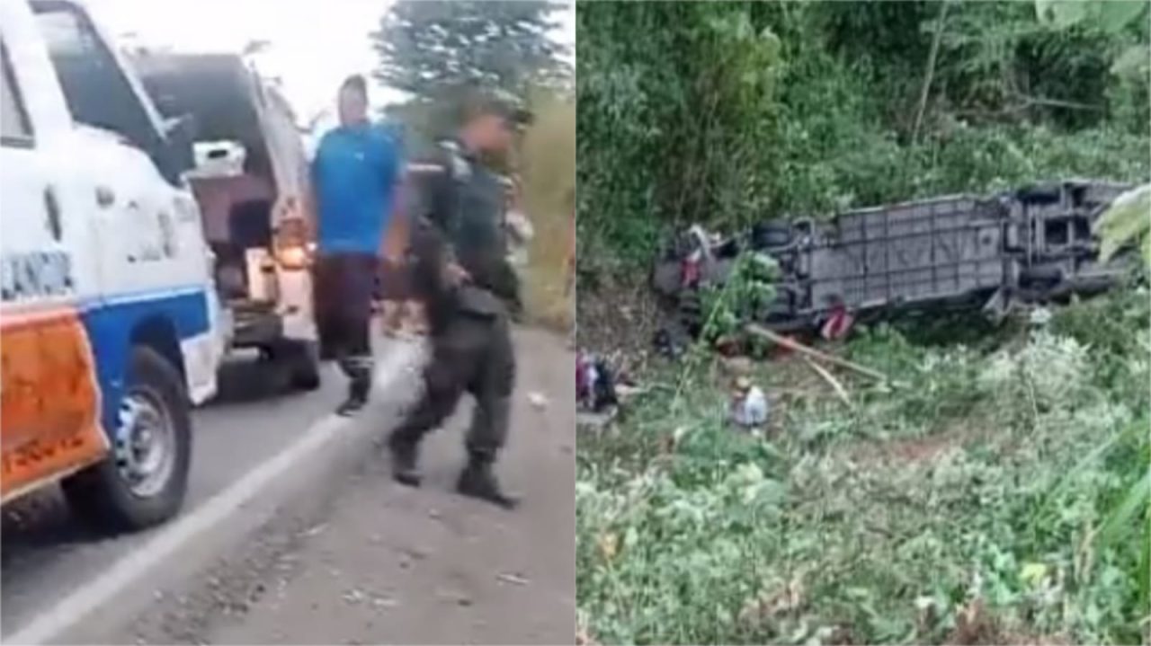 ¡Tragedia! Accidente de bus en Santander deja nueve personas fallecidas