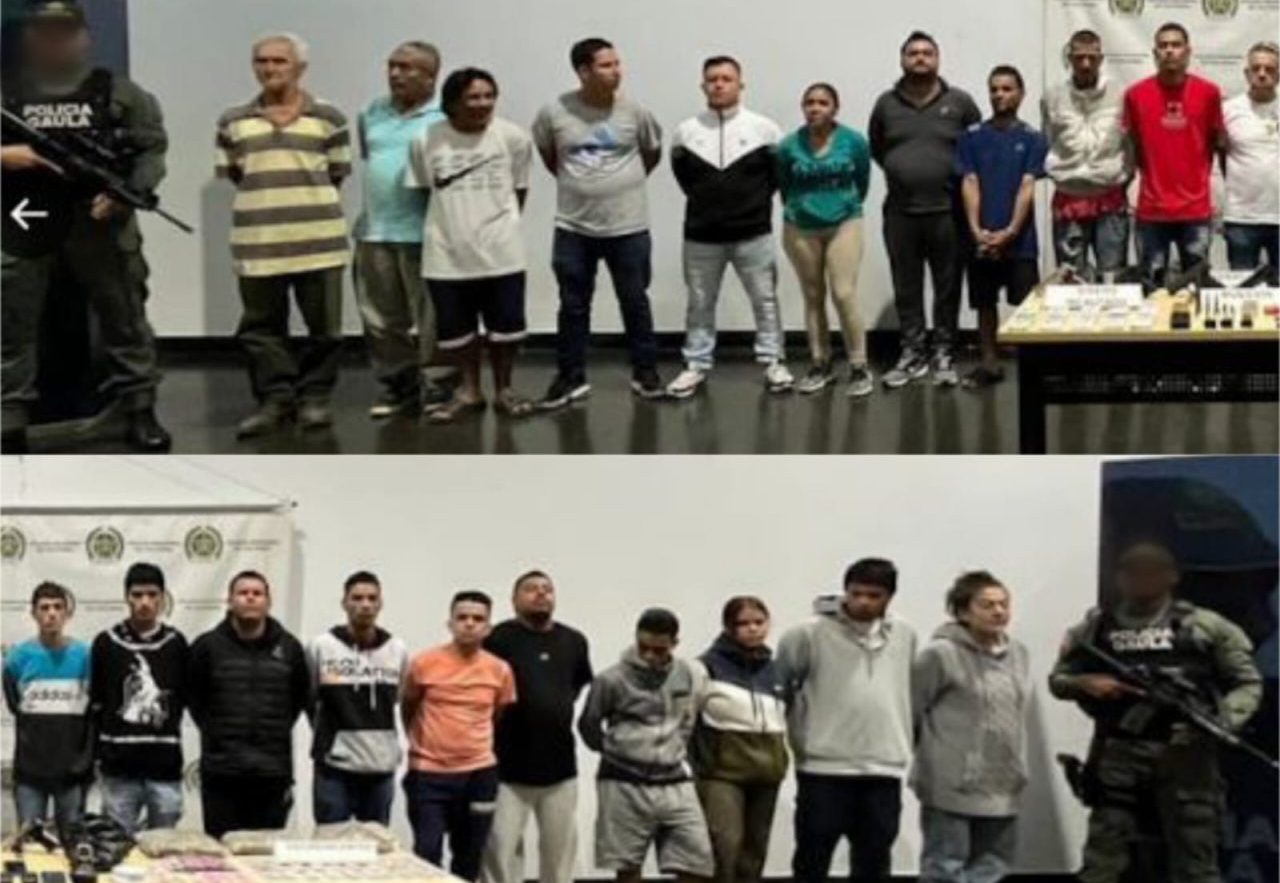 Duro golpe a 'Los Chatas': Autoridades capturan 14 integrantes de la organización delictiva