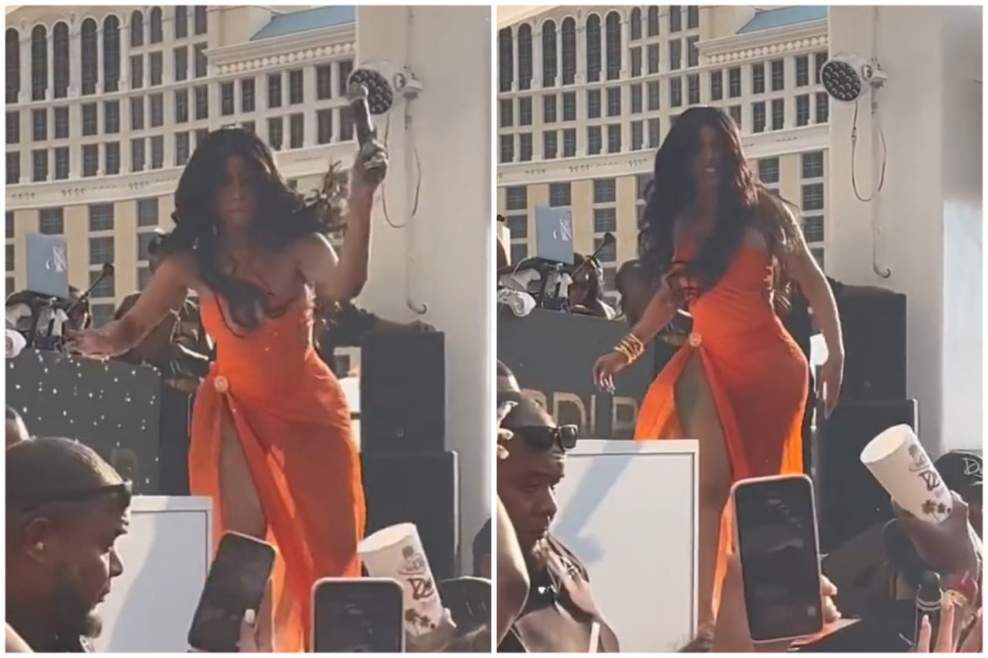 [Video] Cardi B enfureció y le lanzó el micrófono a una asistente a su concierto