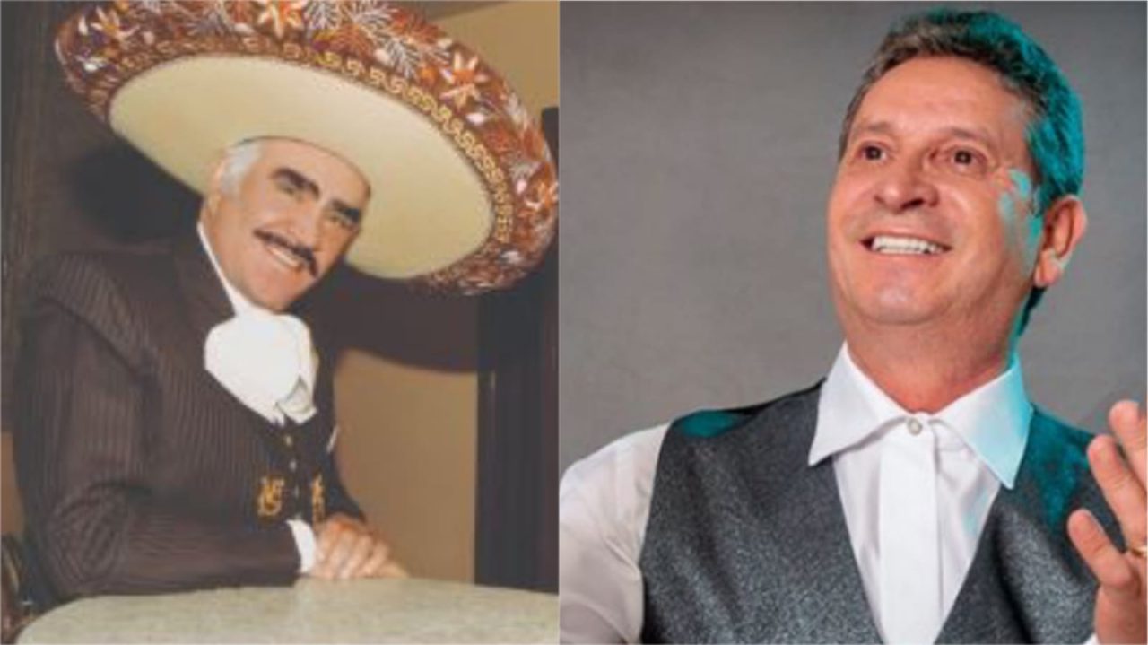 Esta es la foto que inmortalizó a dos reyes: Darío Gómez y Vicente Fernández