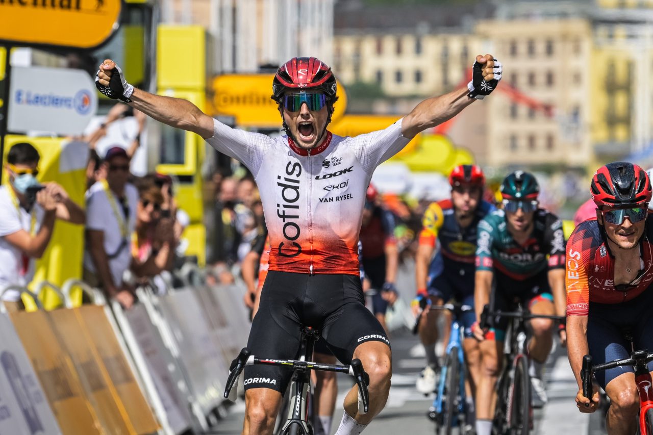 Victor Lafay se impuso en la segunda etapa del Tour de France