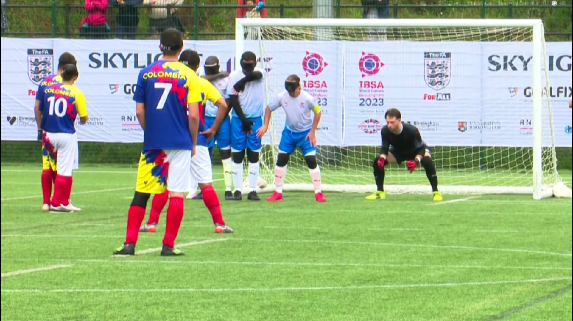 Colombia es semifinalista del Mundial de fútbol para ciegos