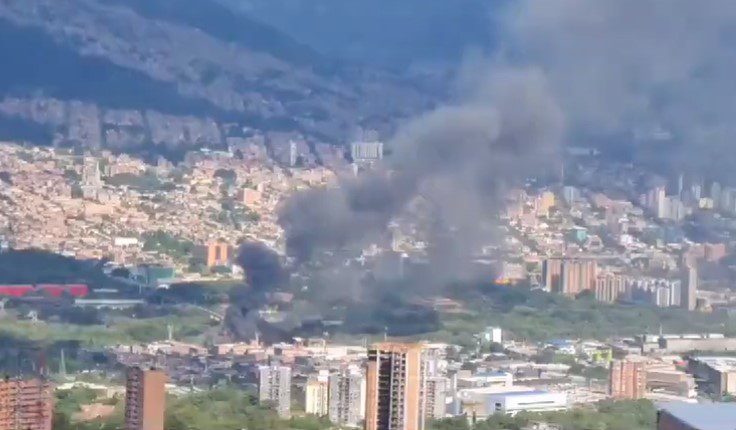 Video Incendio En Medellín Hoy