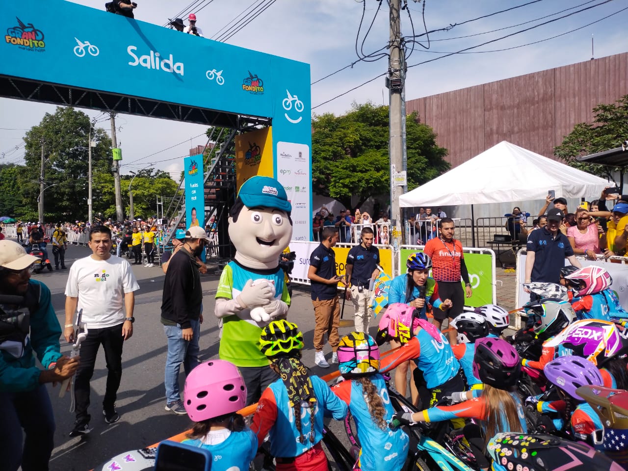 Niñas y niños disfrutaron de un día maravilloso en el Gran Fondito Mariana Pajón