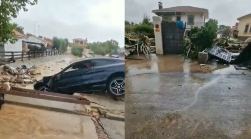 España Video Impresionantes imágenes luego del paso de la DANA en España