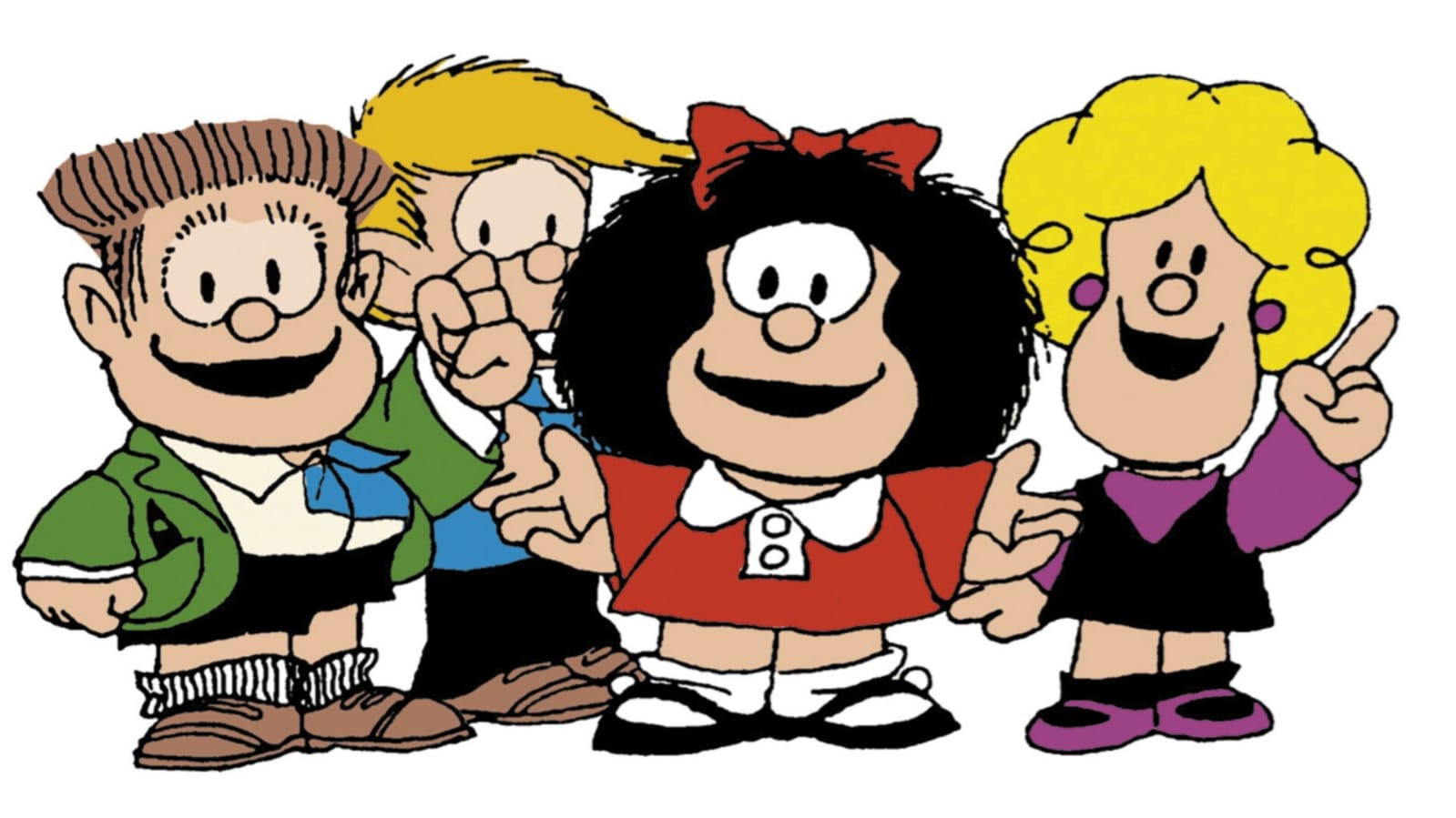 Feliz cumpleaños Mafalda! Esta fue su primera historieta