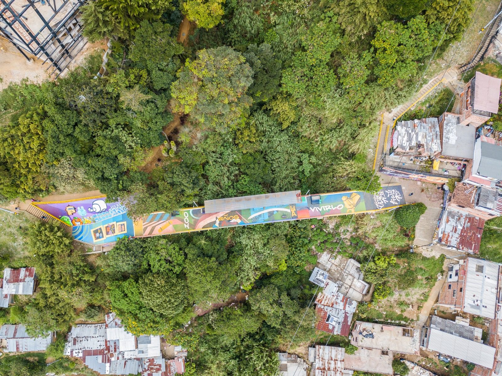 Conozca la obra de Graffiti Art que cuenta la historia del nororiente de Medellín