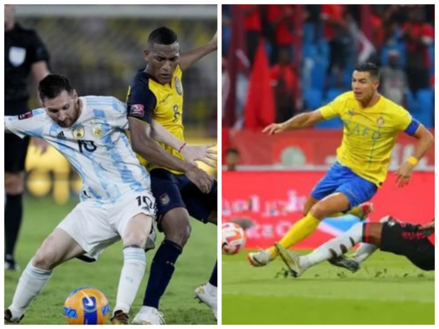 ¡Afortunado! En los últimos diez días este árbitro colombiano le pitó a Messi y Cristiano Ronaldo