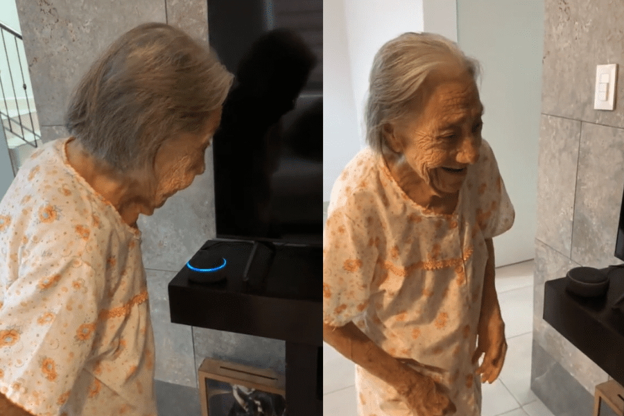 [Video] La emotiva reacción de una abuela al pedir su canción favorita a 'Alexa'