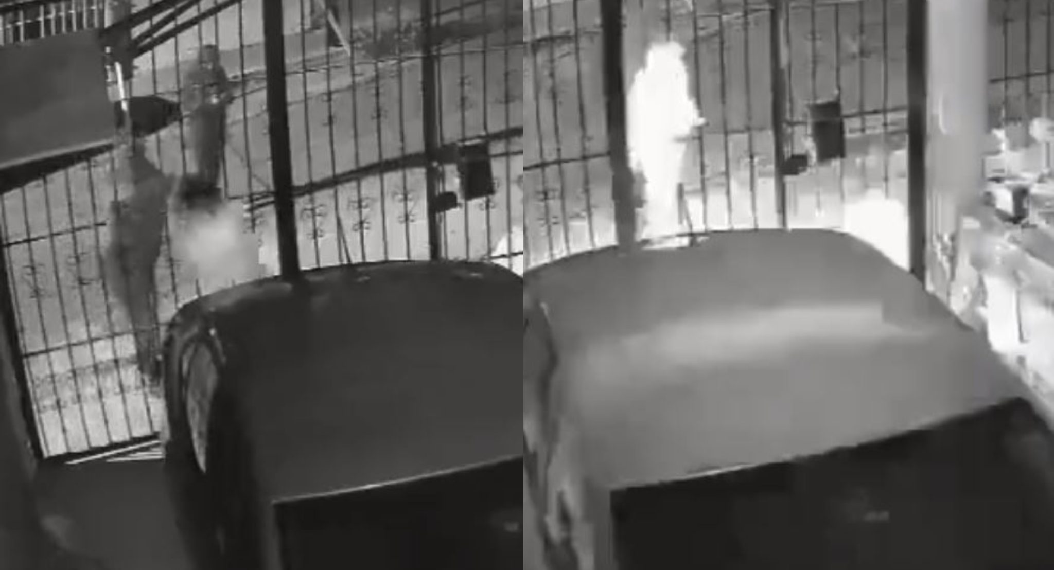 Carro: [Video] ¡Insólito! Dos mujeres incendiaron un carro en Zacatecas