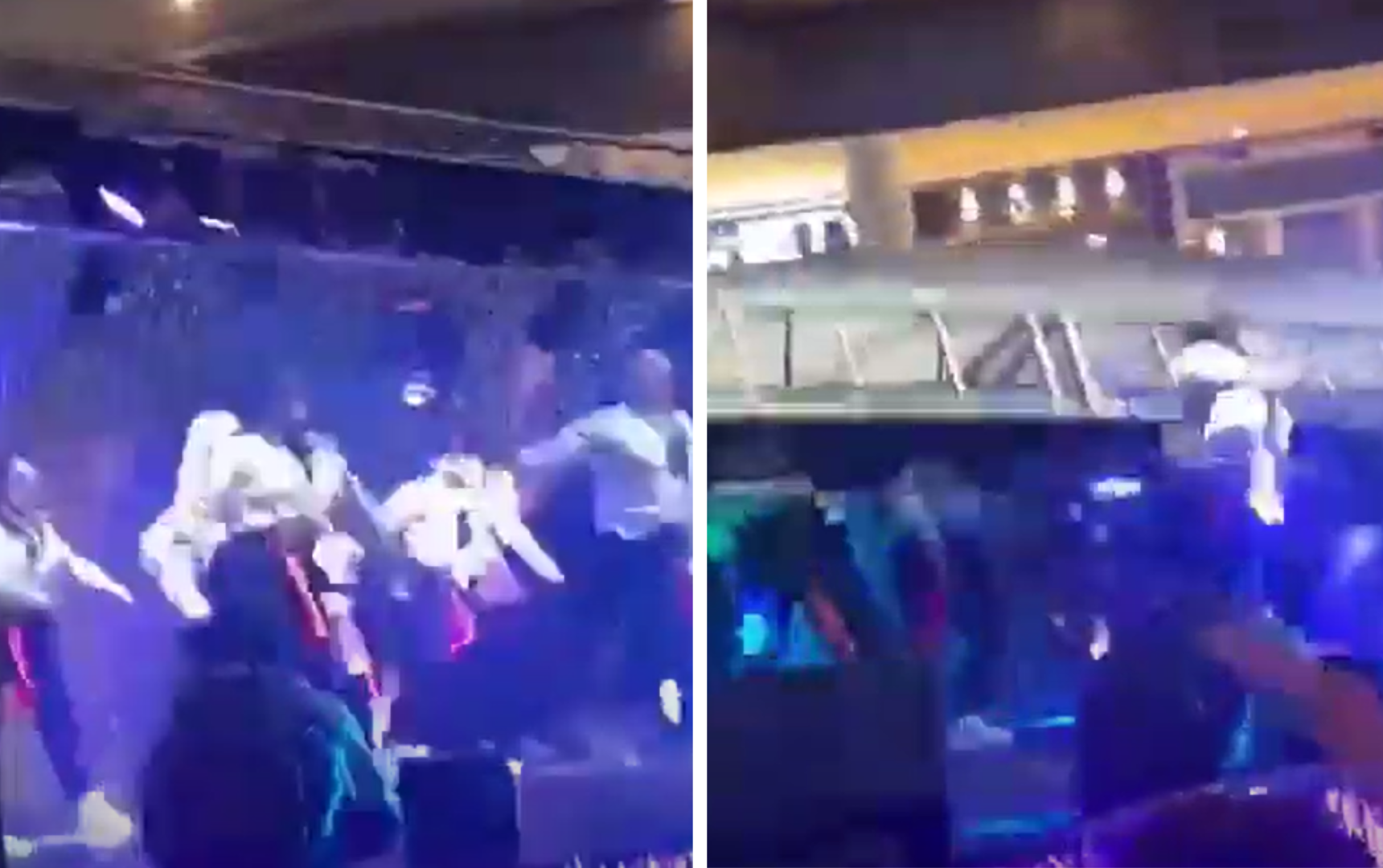 [Video] ¡Atención! Bailarines quedaron aplastados por las luces de la tarima