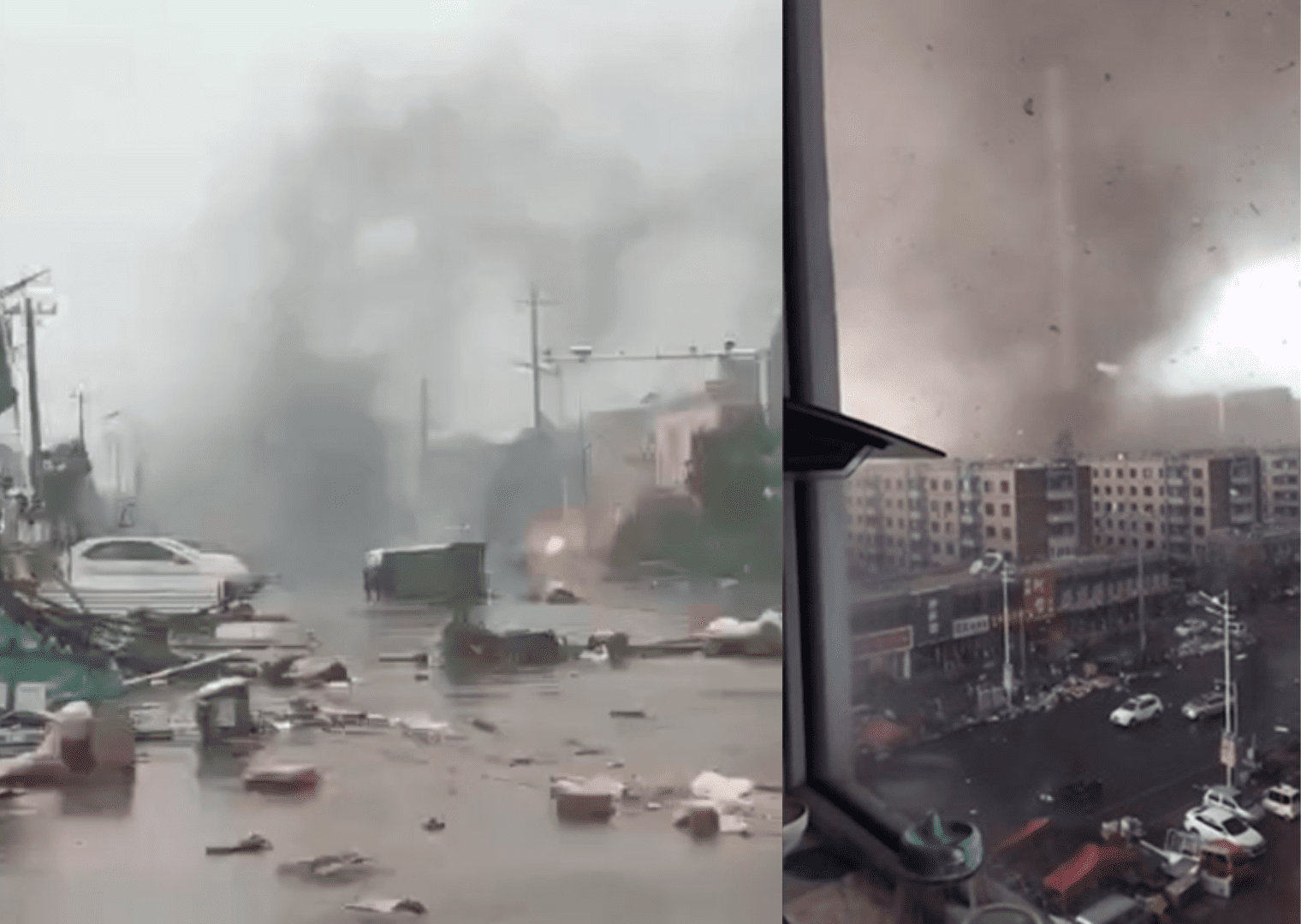 [Video] Tornado causa destrozos en Beijing