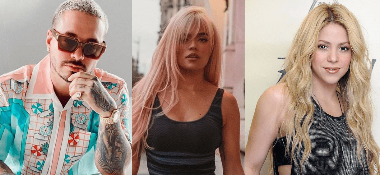 Shakira, J Balvin y Karol G: artistas que reciben 