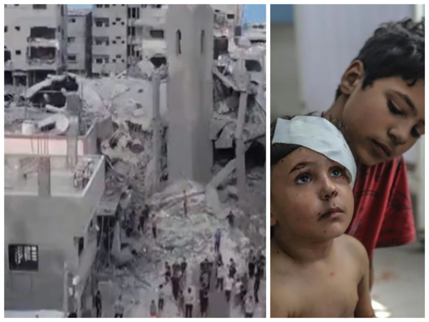 ¡Desgarrador! Niños palestinos tienen el nombre en la mano por si mueren en bombardeos