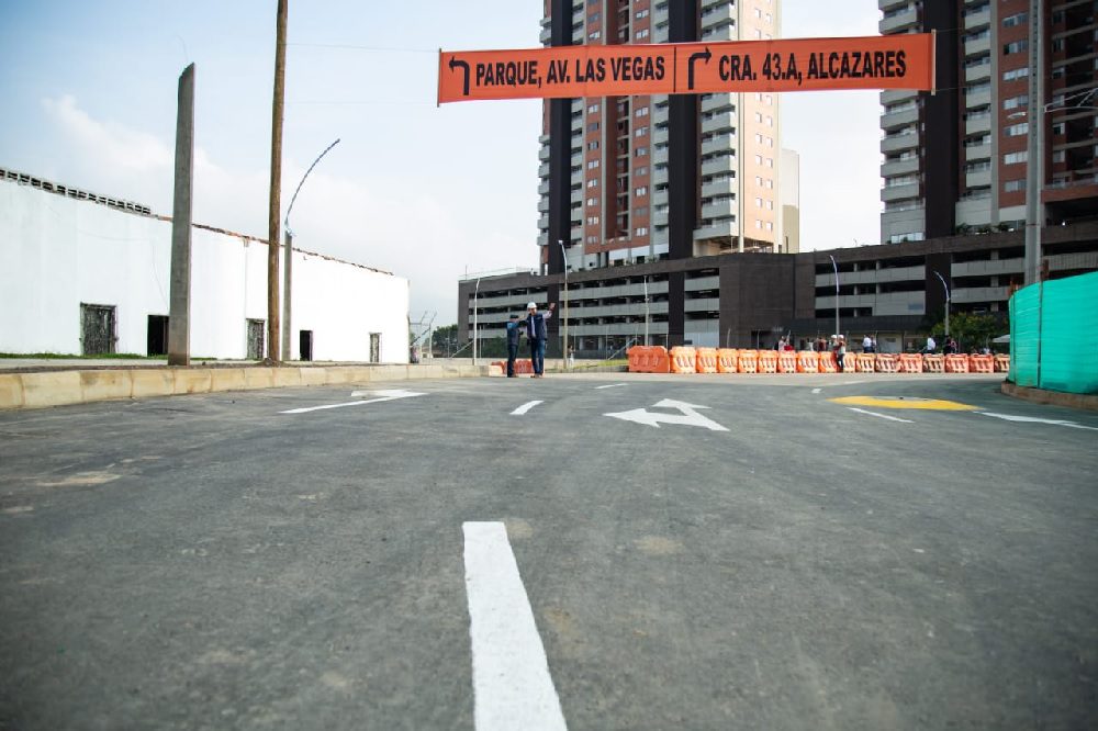 Entró en funcionamiento la glorieta de la 43A, en Sabaneta