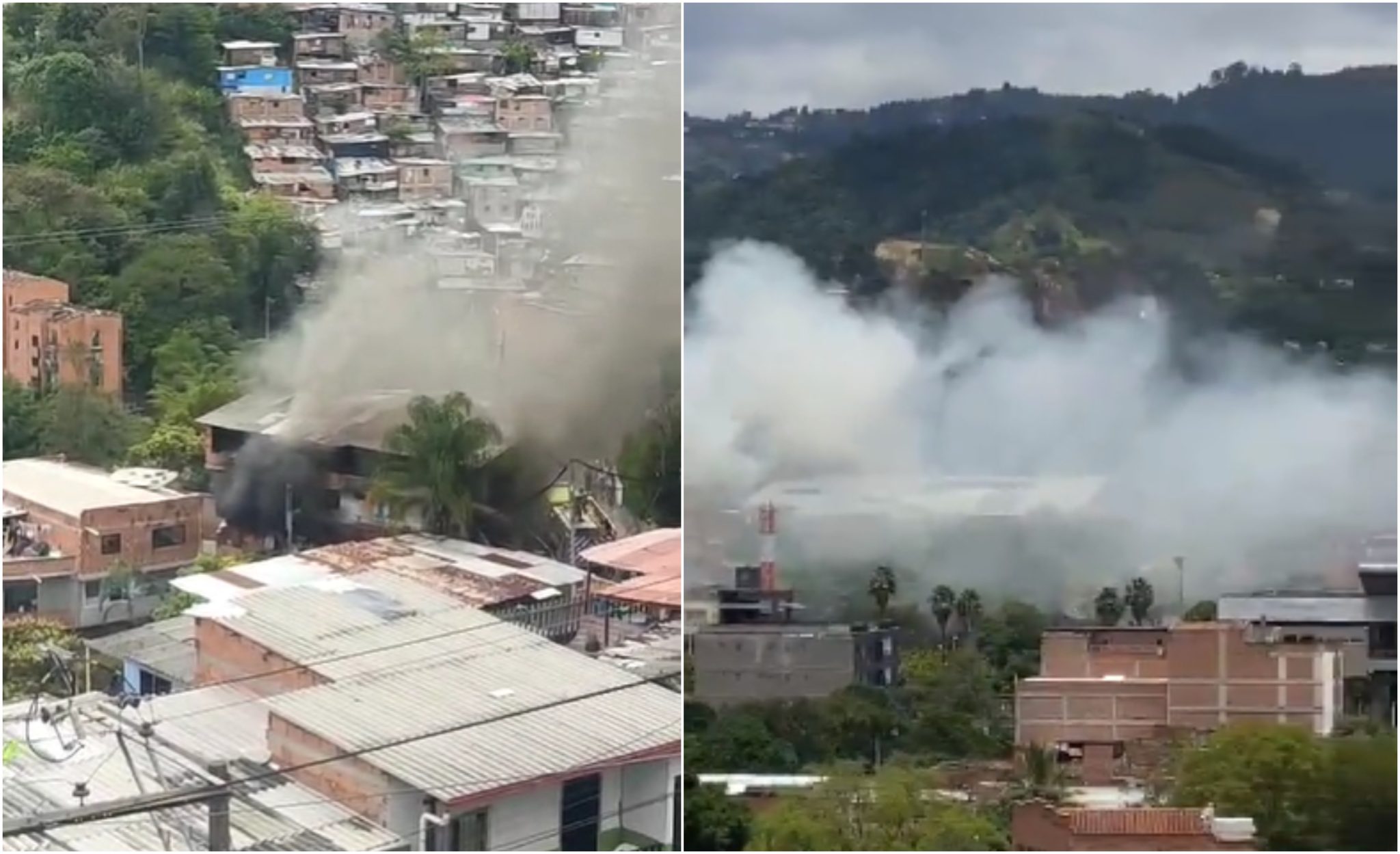 [Video] Autoridades atendieron un incendio en una vivienda en San Javier