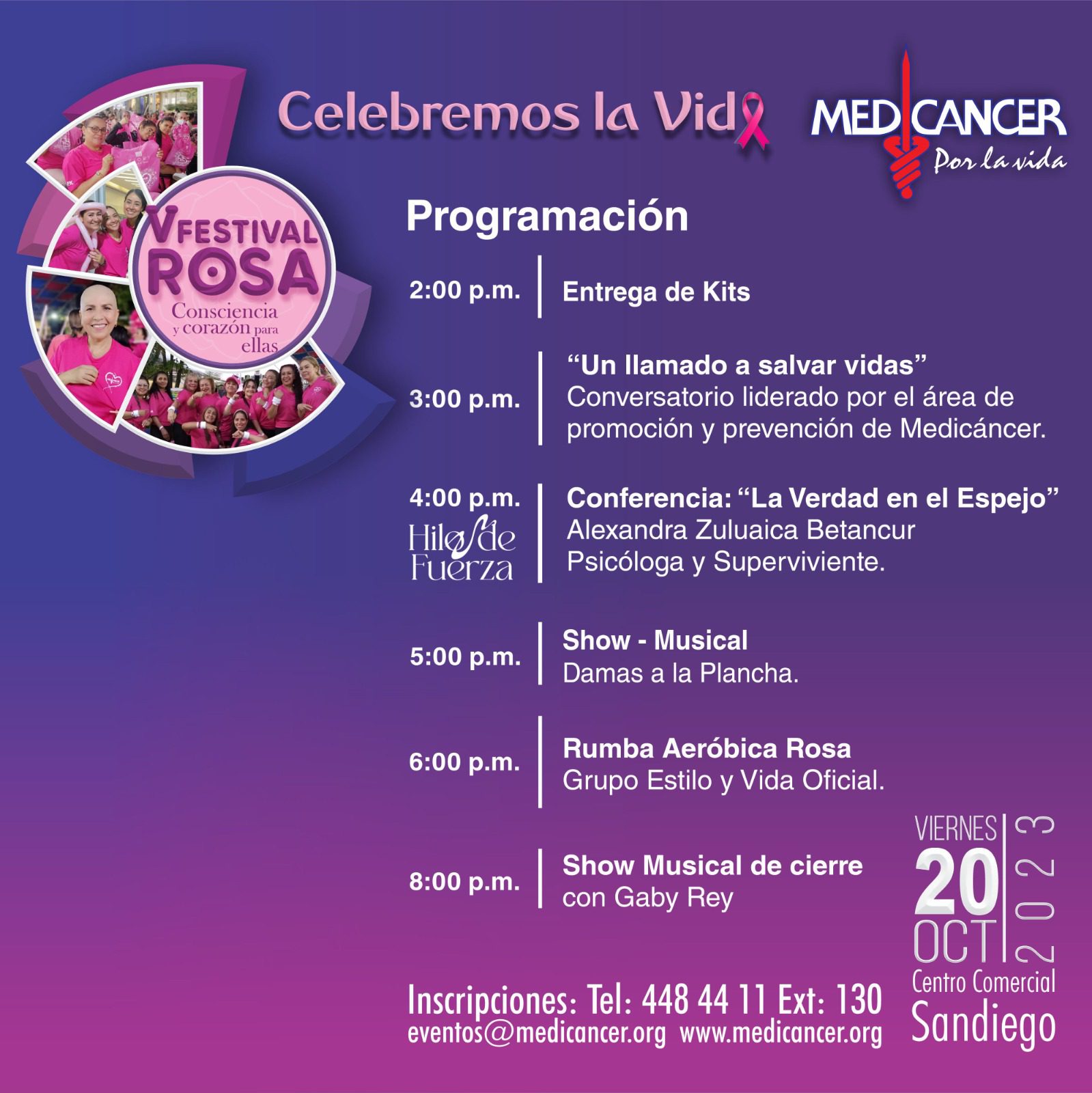 Festival rosa de medicáncer