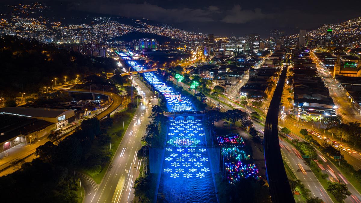 ¿Qué va a pasar con los alumbrados del río Medellín?