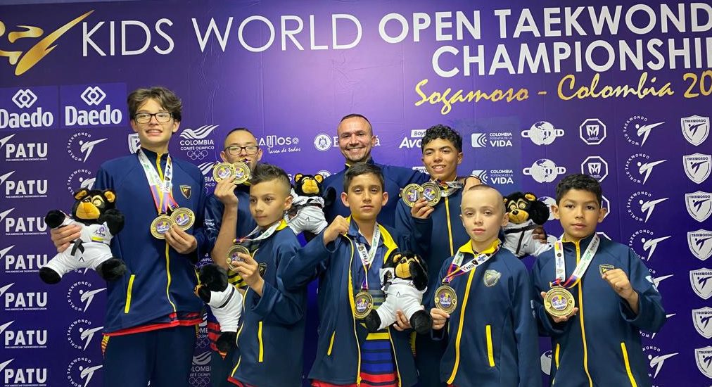 Antioqueñitos brillaron en el Mundial Junior de Taekwondo en Sogamoso